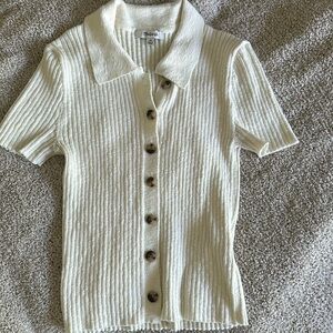 Madewell xs cream top. Worn once